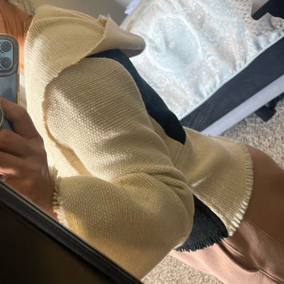 Women's Black and Cream color black Jacket organic - Picture 3 of 10